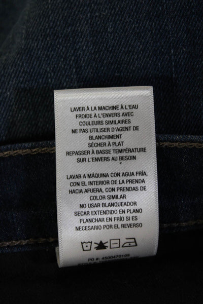 Joes Women Ankle Cropped Dark Blue Jeans High Rise Inseam 28 Size 30