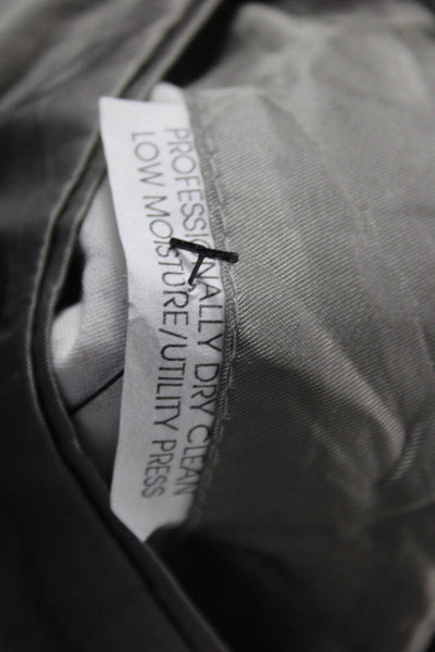 Nordstrom Mens Virgin Wool Check Suit Jacket Gray Size 40