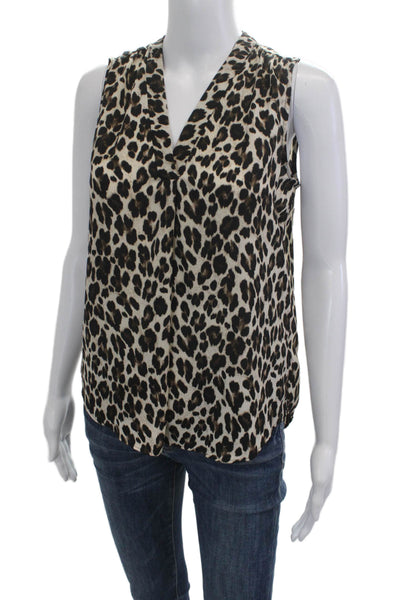 Lululemon Women Blouse Green Animal Print Crew Neck Long Sleeve Size 8