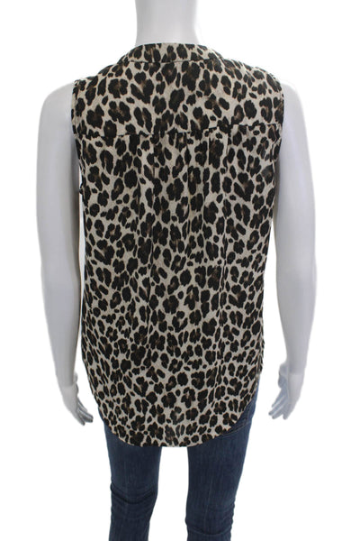 Lululemon Women Blouse Green Animal Print Crew Neck Long Sleeve Size 8