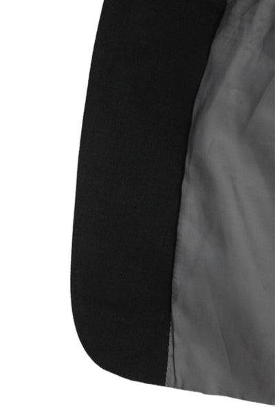 Hart Schaffner Marx Mens Dark Gray Classic Suit Jacket Button Collared Size 40