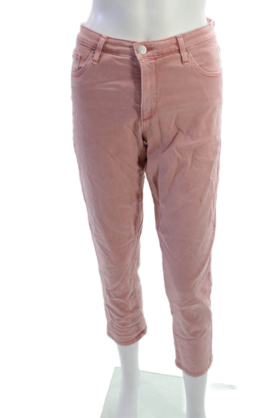 AG Adriano Goldschmied Women Cropped Ankle Pants Pink Size 31