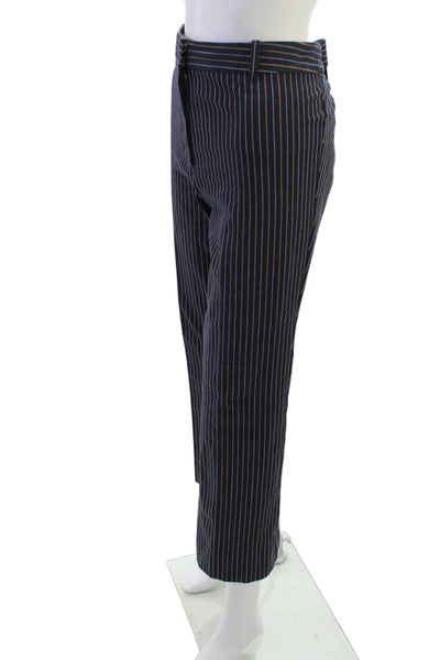 Derek Lam 10 Crosby Women Dark Blue Cropped Ankle Dress Pants Size 8