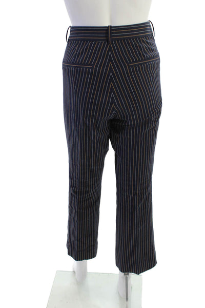 Derek Lam 10 Crosby Women Dark Blue Cropped Ankle Dress Pants Size 8