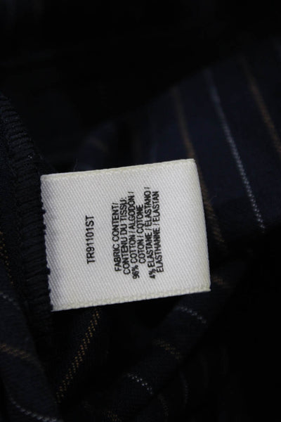Derek Lam 10 Crosby Women Dark Blue Cropped Ankle Dress Pants Size 8