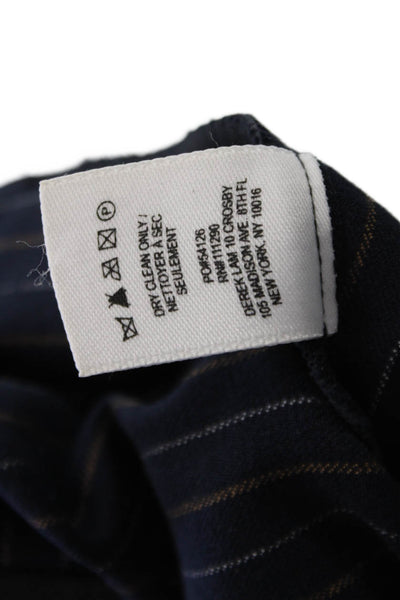 Derek Lam 10 Crosby Women Dark Blue Cropped Ankle Dress Pants Size 8