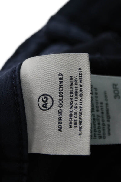 AG Adriano Goldschmied Womens Dark Blue Cropped Ankle Jeans Mid Rise Size 30
