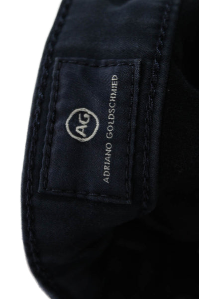 AG Adriano Goldschmied Womens Dark Blue Cropped Ankle Jeans Mid Rise Size 30