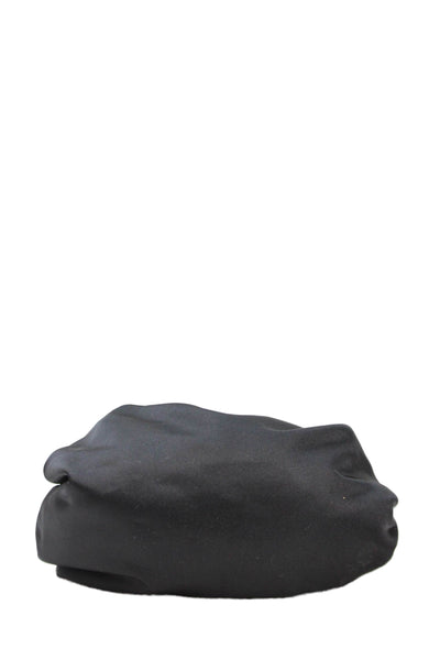 Sleeper Womens Bambola Mini Knotted Detail Buttoned Top Handle Handbag Black