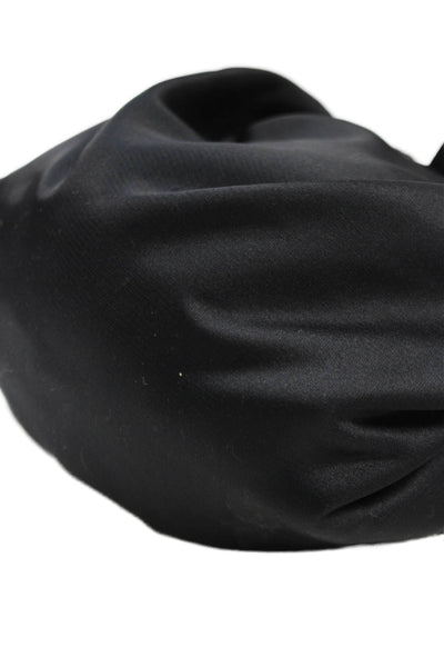 Sleeper Womens Bambola Mini Knotted Detail Buttoned Top Handle Handbag Black