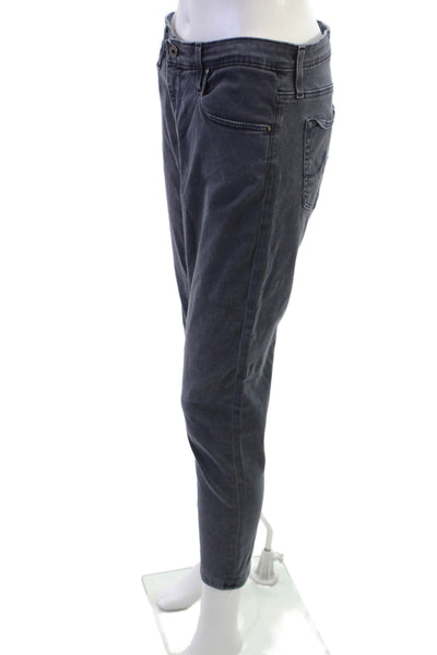 AG Adriano Goldschmied Women Ankle Cropped Dark Gray Mid Rise Pants Size 29
