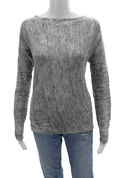 Vince Unisex Gray Long Sleeve Pullover Sweaters Size S