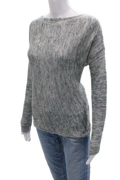Vince Unisex Gray Long Sleeve Pullover Sweaters Size S