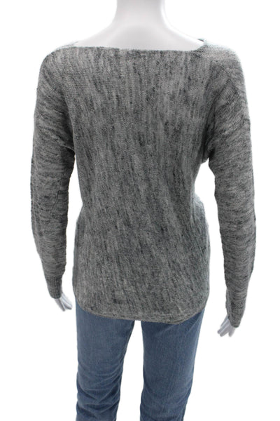 Vince Unisex Gray Long Sleeve Pullover Sweaters Size S
