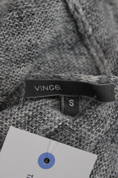 Vince Unisex Gray Long Sleeve Pullover Sweaters Size S