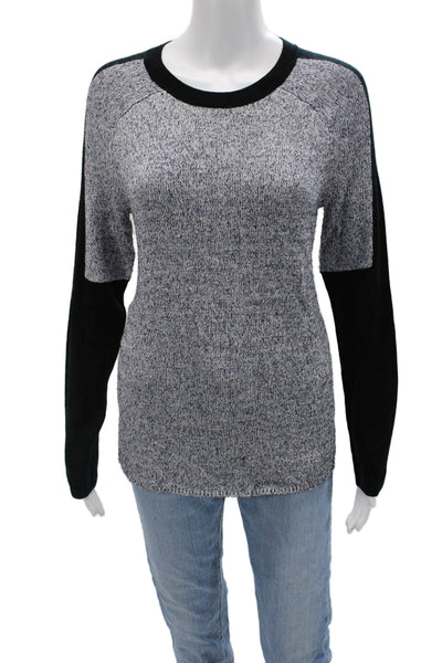 10 Crosby Derek Lam Unisex Pullover Sweater Black Crew Neck Long Sleeve Size 0