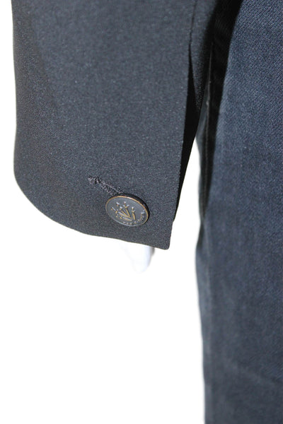 Rag & Bone Womens Cut Back Long Sleeve Lined Blazer Solid Black Size 6