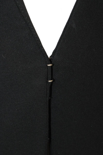 Rag & Bone Womens Cut Back Long Sleeve Lined Blazer Solid Black Size 6