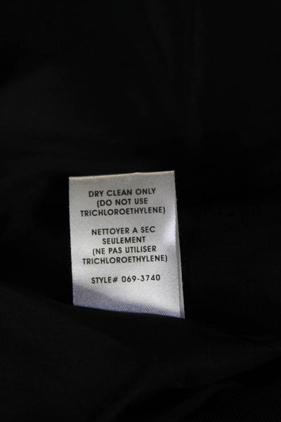 Nanette Lepore Womens Mini Straight Pencil Skirt Black Wool Nylon Size 4