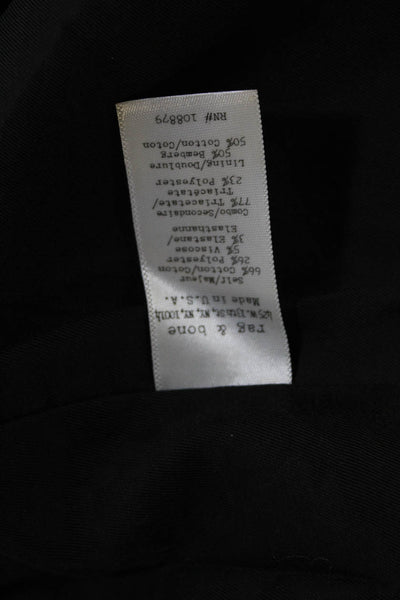 Rag & Bone Womens Mini Pencil Skirt Black Size 4