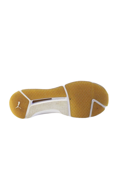 Puma Womens Slip On Low Top Sneakers White Size 8.5