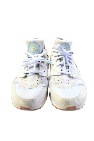 Nike Womens Lace Up Nike Air Hurache Sneakers Light Bone Blue Size 9