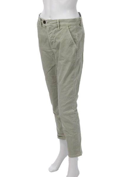 Frame Unisex Beige Cropped Chino Ankle Pants Size 25