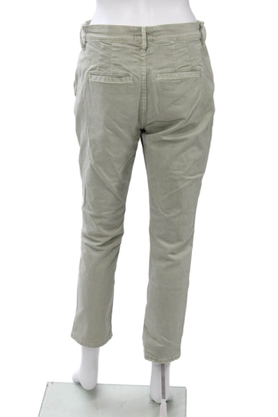 Frame Unisex Beige Cropped Chino Ankle Pants Size 25