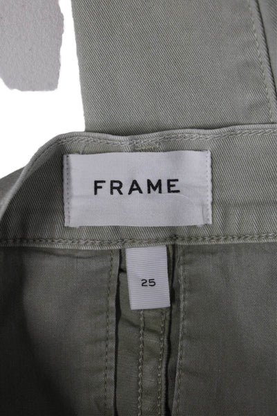 Frame Unisex Beige Cropped Chino Ankle Pants Size 25