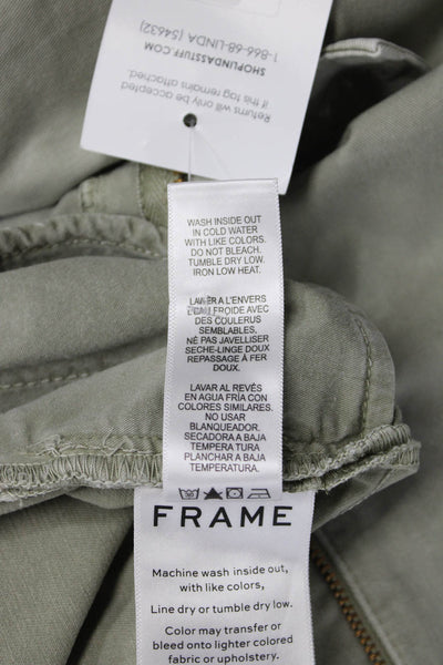 Frame Unisex Beige Cropped Chino Ankle Pants Size 25