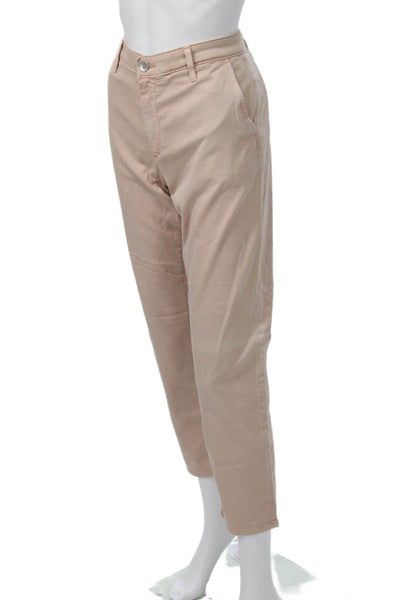 AG Adriano Goldschmied Women Cropped Ankle Chino Pants Beige Size 27