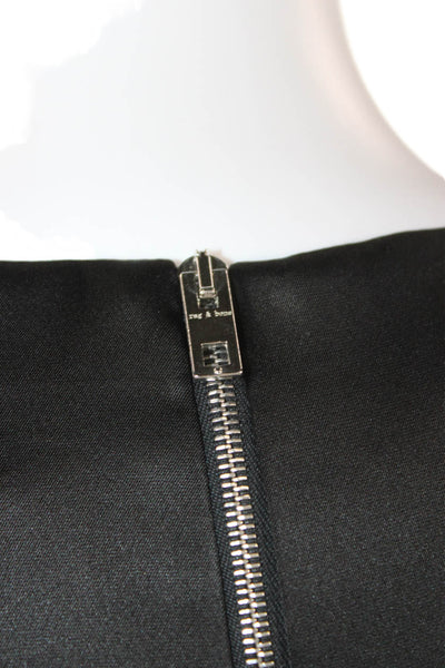 Rag & Bone Women Black Sleeveless Round Neck Tank Size M