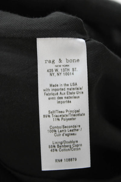 Rag & Bone Women Black Sleeveless Round Neck Tank Size M