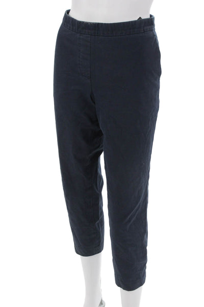 Theory Women Dark Blue Cropped Ankle Pants Size 8