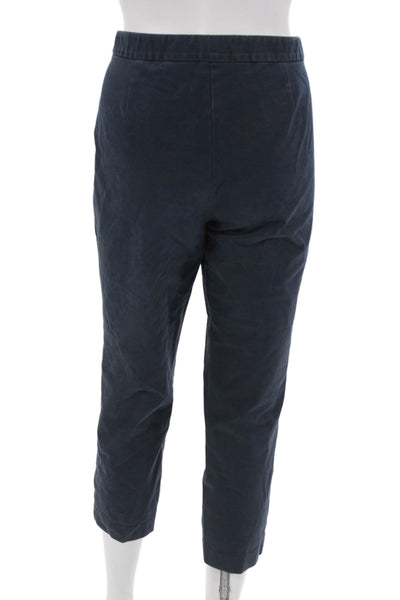 Theory Women Dark Blue Cropped Ankle Pants Size 8