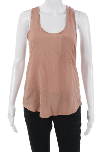 Banana Republic Women Basic Viscose Sleeveless Tank Tan Size XS