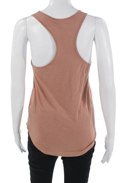 Banana Republic Women Basic Viscose Sleeveless Tank Tan Size XS