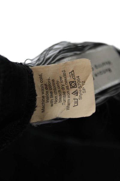 J Crew Women Black Ankle Cropped Chino Pants Size 2