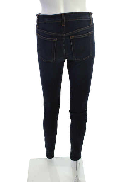 Joes Womens Skinny Mid Rise Jeans Dark Blue Size 26