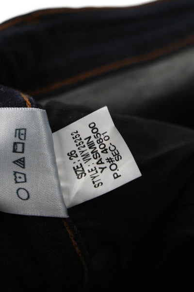 Joes Womens Skinny Mid Rise Jeans Dark Blue Size 26