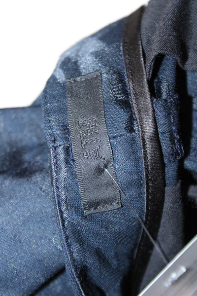 ATM Women Dark Blue Camouflage Ankle Dress Pants Size 4