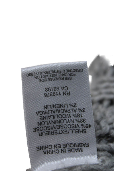 Helmut Lang Unisex V-Neck Gray Bohemian Pullover Long Sleeve Size PP