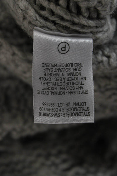 Helmut Lang Unisex V-Neck Gray Bohemian Pullover Long Sleeve Size PP