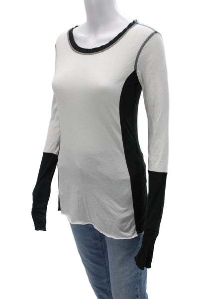 Rag & Bone Knit for Intermix Womens Black Basic Long Sleeve T-Shirt Size S