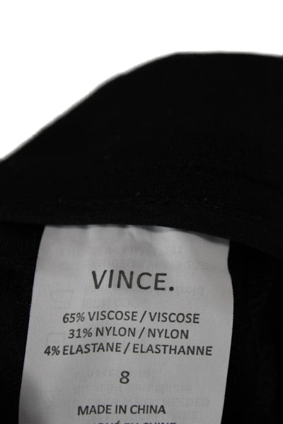 Vince Womens Black Dress Pants Size 8