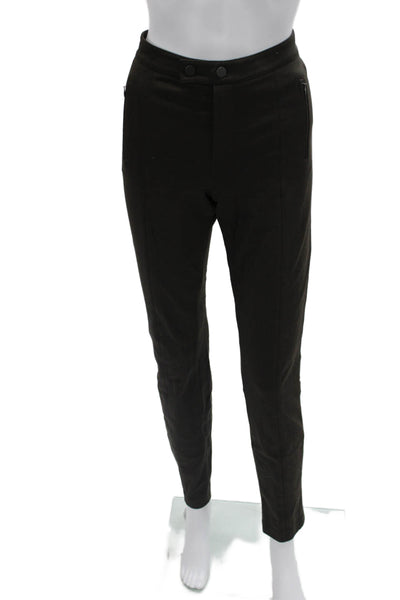 Vince Womens Ankle Dress Pants Black Button 29in Viscose Blend Size 10