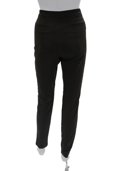 Vince Womens Ankle Dress Pants Black Button 29in Viscose Blend Size 10