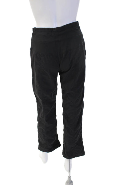 Lululemon Unisex Cropped Jogger Pants Black Drawstring Size 6