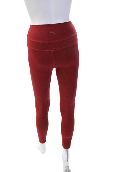 Varley Womens Ankle Red Leggings Size XS