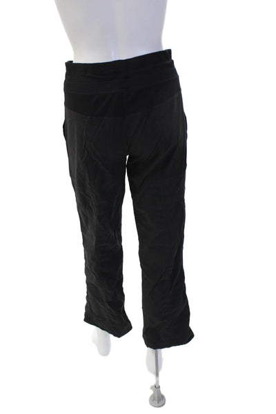 Lululemon Womens Black Jogger Pants Drawstring 26in Inseam Size 6
